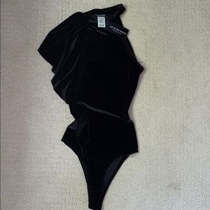 Black one-arm one piece